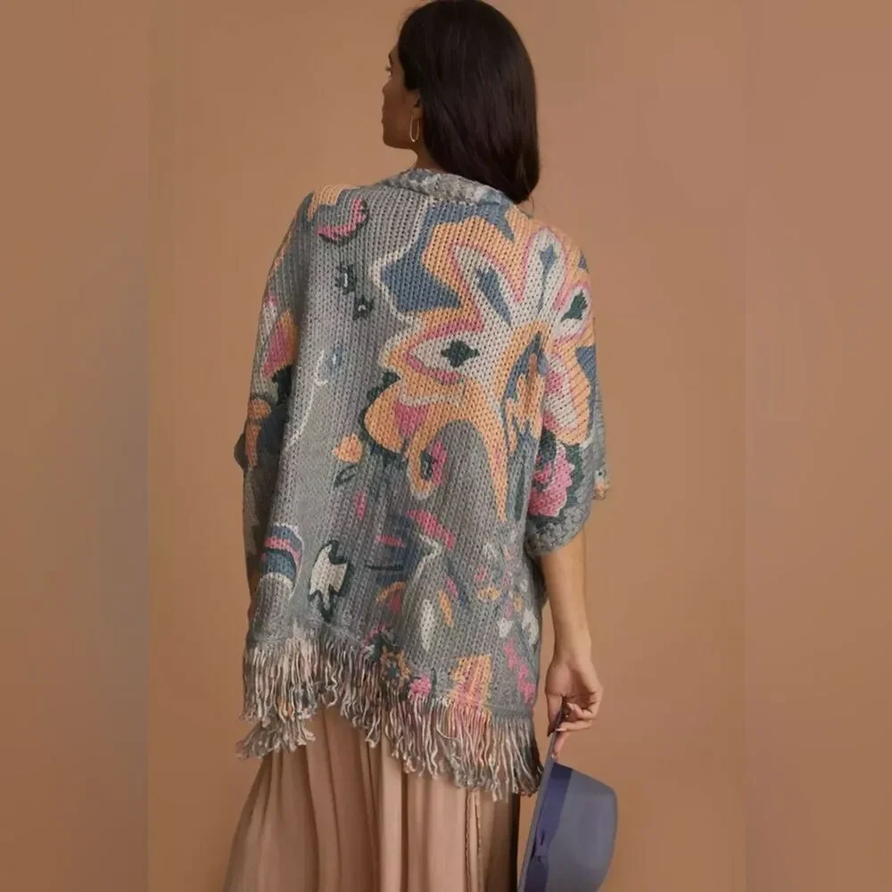 Anthropologie floral braided